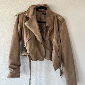Suede Cropped Jacket